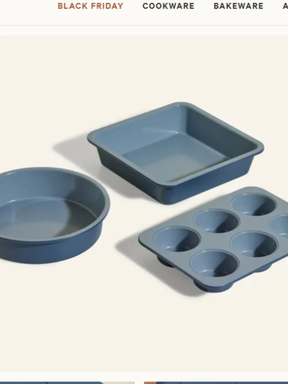 OUR Place Premium  Bakeware Set In Blue Salt, Perfectly Fit In Small Wonder Oven